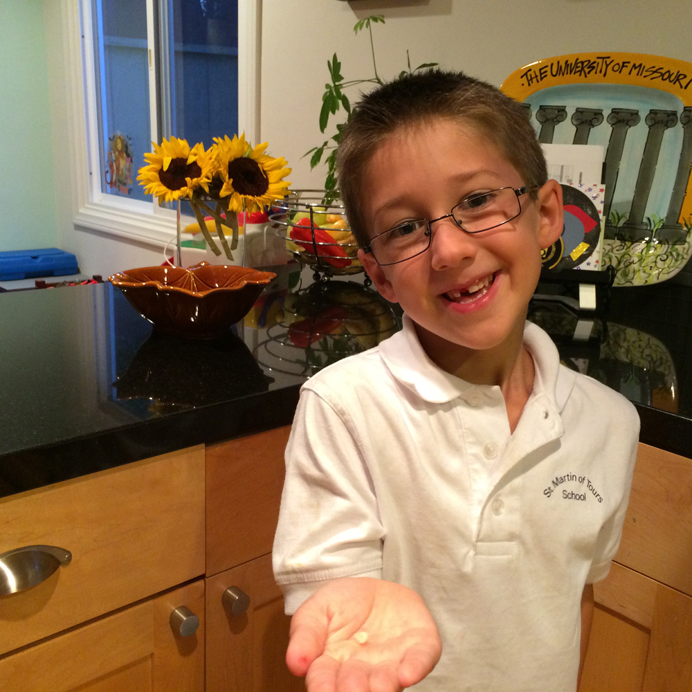 Ethan lost so many teeth this year - including his 2 front teeth!