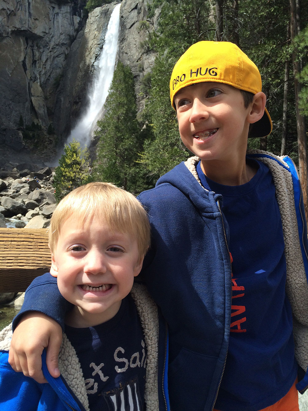 The boys and IÂ enjoyed the view from a distance.Â